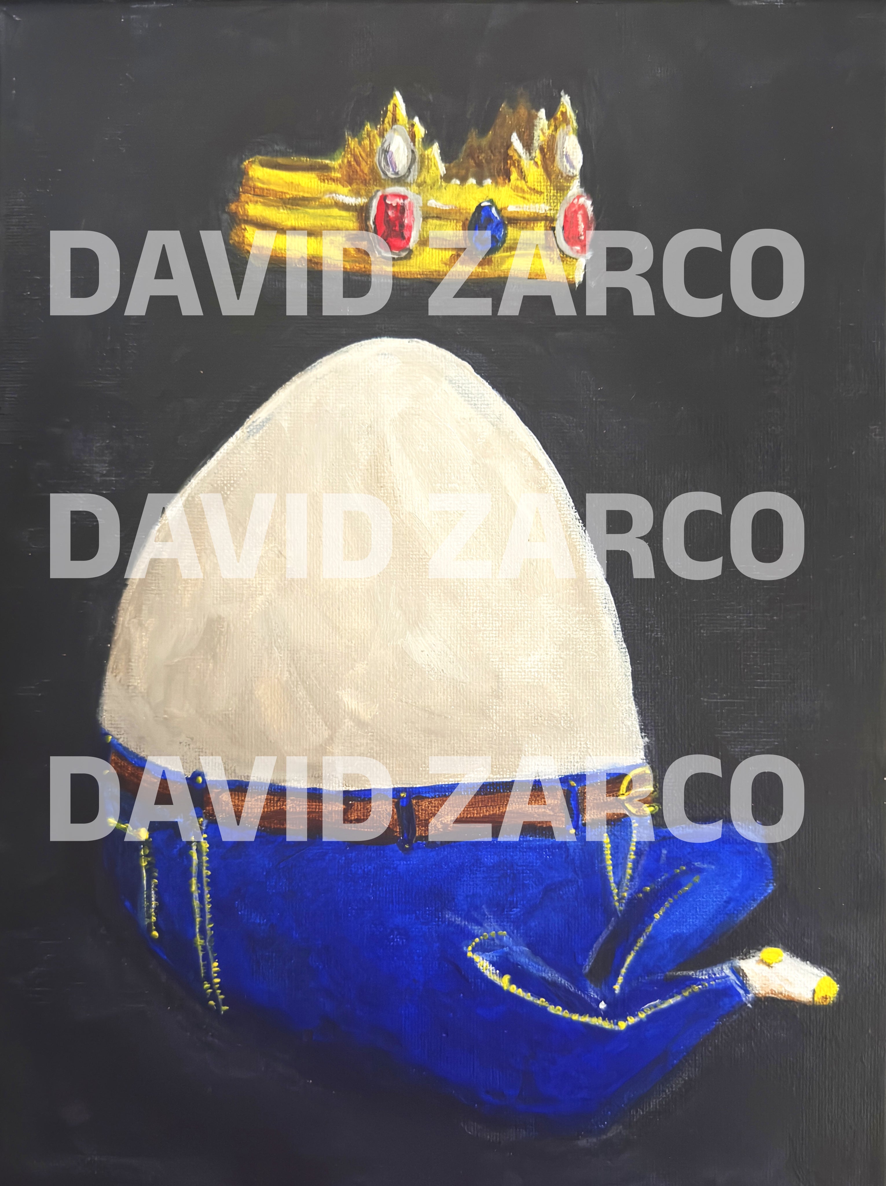 Sitting Egg 10" x 13"